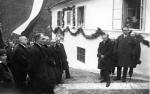1925-11-07, 01a, Anton Wildgans, Gedenktafel-Enthüllung am Grillparzerhaus in Mödling am 7.11