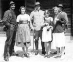 1931, 30a, Anton Wildgans mit Fam. Latzger und Fred Hennings in Türnitz