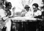 1931, 43a, Anton Wildgans am Schriebl mit Maria Kranz