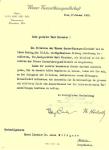 1922-01-17,  Ehrenmitgliedschaft der Wiener Konzerthausgesellschaft für Anton Wildgans