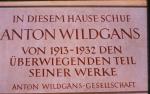 1936, Mönichkirchen, Anton Wildgans Gedenktafel am Stirner-Haus