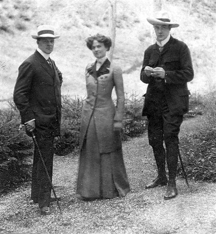 1909, 14a, Anton Wildgans, Hochzeitsreise mit Lilly, bei Fritz von Gagern