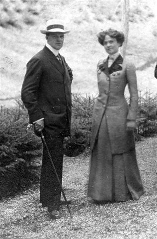 1909, 15a, Anton Wildgans, Hochzeitsreise mit Lilly