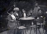 1909, 22a, Anton Wildgans mit Lilly und Theodor H. Mayer