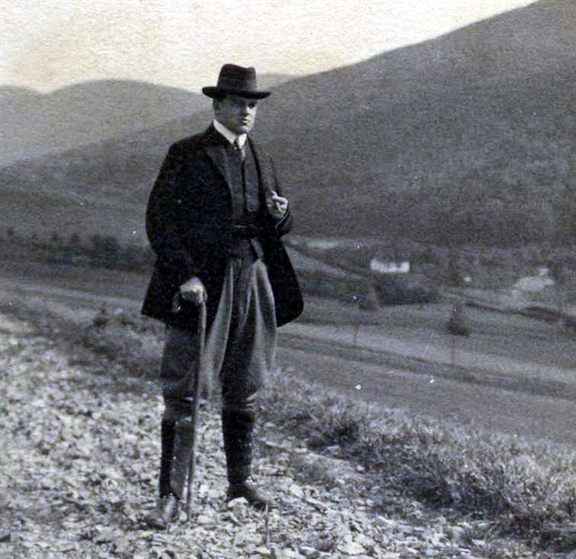 1910, 15a, Anton Wildgans in Untertullnerbach