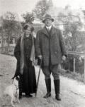 1911, 20a, Anton Wildgans mit Lilly, Mönichkirchen
