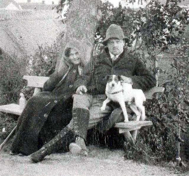 1911, 21a, Anton Wildgans mit Lilly, Mönichkirchen