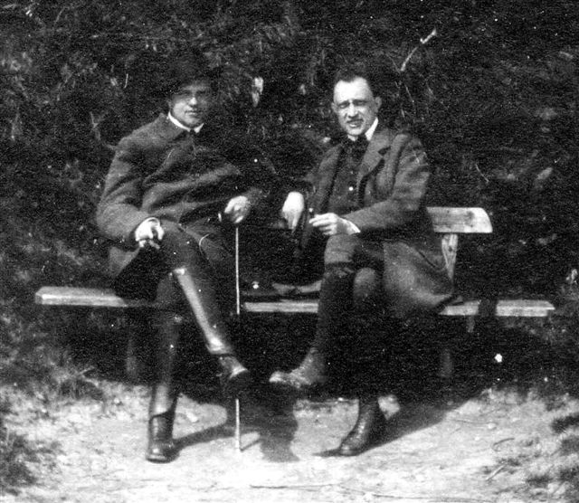 1912, 34a, Anton Wildgans mit Karl Satter
