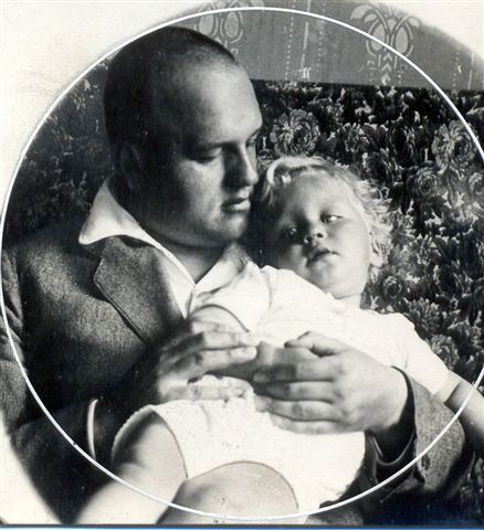 1913, 16a, Anton Wildgans mit seinem Sohn Friedrich