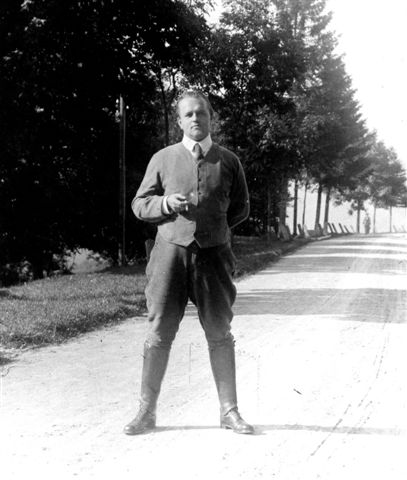 1916-06, 12a, Anton Wildgans in Steinhaus am Semmering