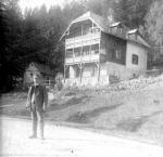 1916-06, 14a, Anton Wildgans in Steinhaus am Semmering, Kutschera-Villa