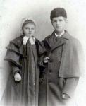 1893, 05a, Anton Wildgans und seine Halbschwester Marianne