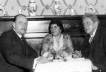 1926, 26a, Anton Wildgans mit Josef Marx und Anna Hansa