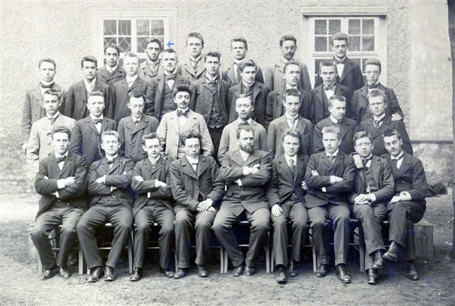 1895, 14a, Anton Wildgans, Klassenfoto Piaristengymnasium