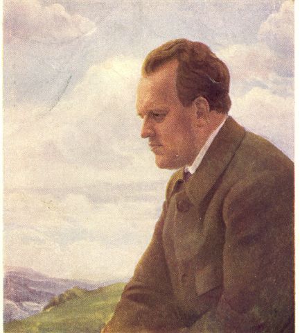 1916 AW-Bild, Ölportrait von Clementine Alberdingk, Semmering