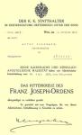 1918-05-31, 11, Verleihung des Kaiser-Franz-Joseph- Ordens an Anton Wildgans