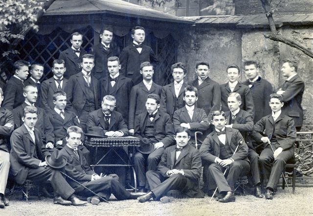 1899, 16a, Anon Wildgans, Klassenfoto Piaristen