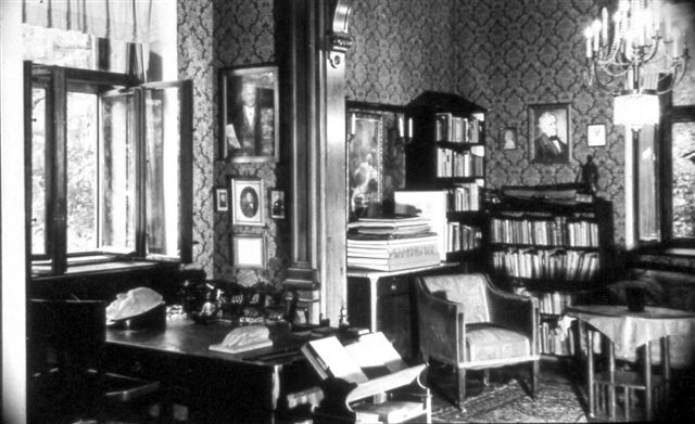 1917, 180,  Andergasse 3, Mödling, Haus von Anton Wildgans, Arbeitszimmer