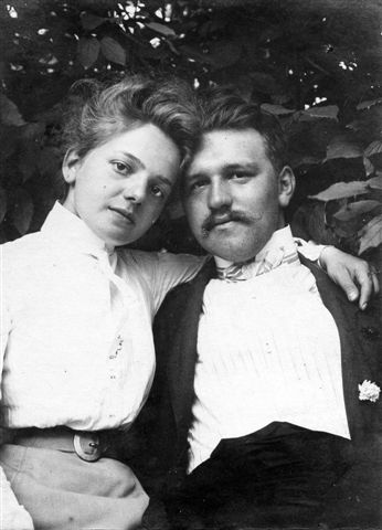1902, 16a, Anton Wildgans mit Adele Marschall, Steinhaus am Semmering